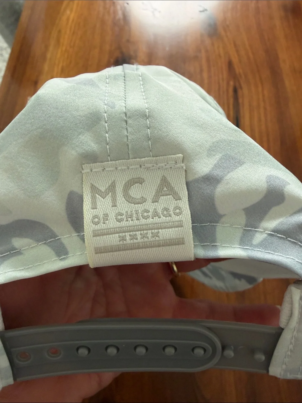 Camouflage Baseball Cap - Gray/Light Green